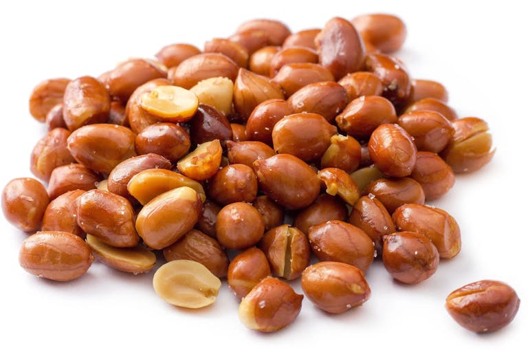Erdnüsse Klein mit Haut, Geröstet & Gesalzen
