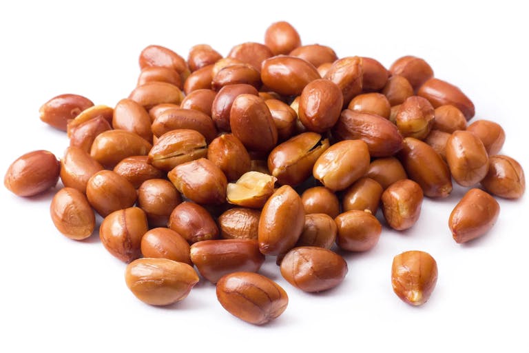 Erdnüsse Klein mit Haut, Geröstet & Ungesalzen